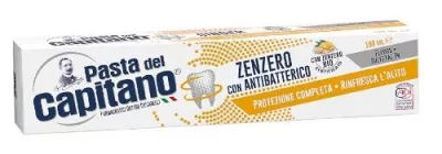 Pasta del Capitano Zenzero Con Antibatterico Зубная паста абсолютная защита имбирь 100 мл