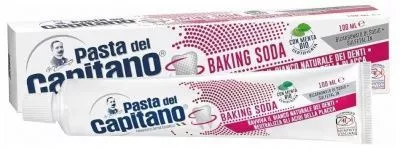 Pasta del Capitano Baking Soda Зубная паста для деликатного отбеливания с содой 100 мл